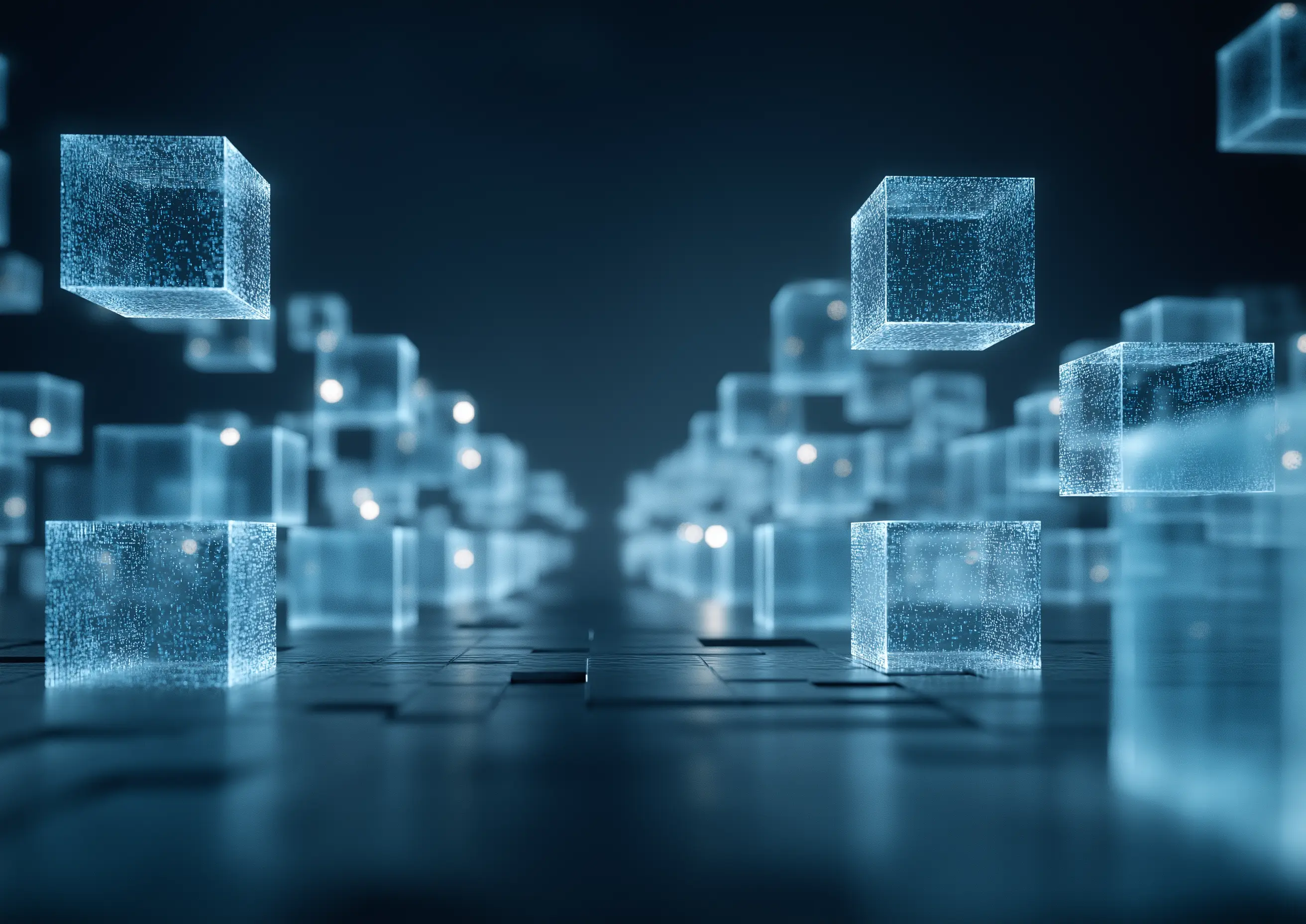 Data migration workflow showing structured transfer between banking platforms